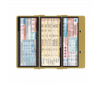 WhiteCoat Clipboard® Trifold - Tactical Brown Anesthesia Edition